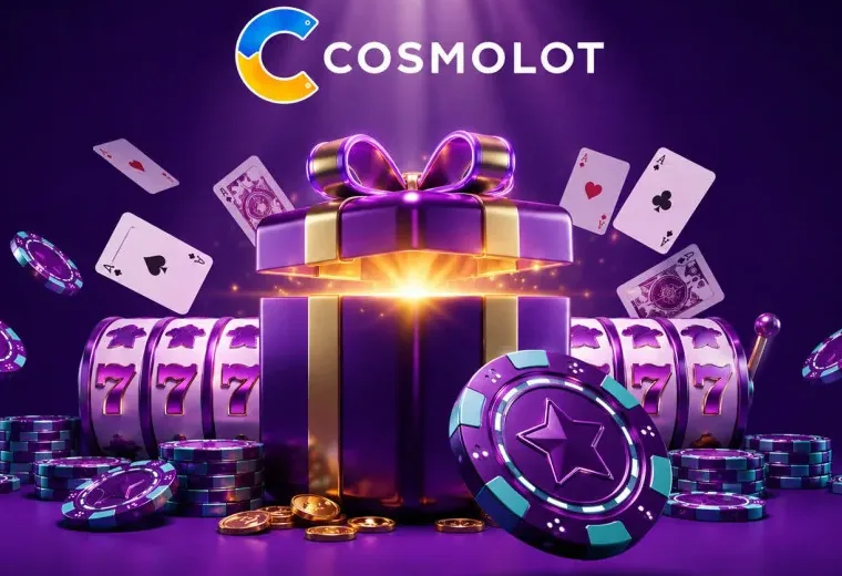 Полиця джекпотних ігор Cosmolot із лічильниками призів, кадр від 3 липня 2026